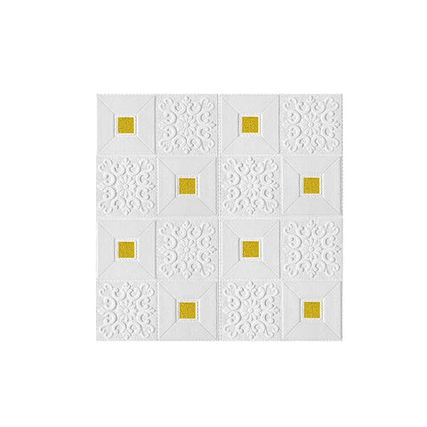 3D Skyline Foam Wallpaper: Self-Adhesive Ceiling Decor - Set of 1-10