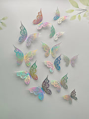 12-Piece 3D Hollow Butterfly Wall Sticker Set for Stunning Home Décor"?