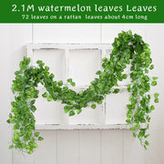 Enhance Your Décor with 2.1M Artificial Green Ivy Leaf Garland – Perfect for Home, Garden, Wedding, and Parties