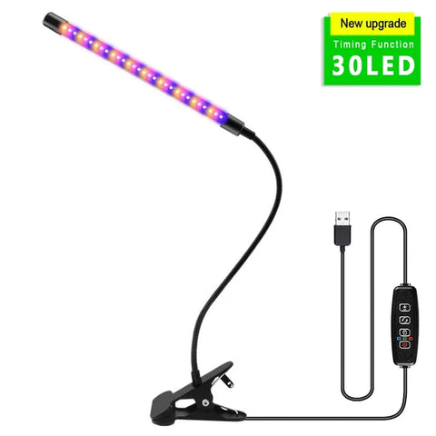 Full Spectrum 30-150 LED USB Phytolamp for Healthy Plants - Home Flower & Seedling Growth Control