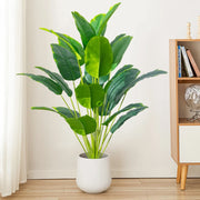 88cm Real Touch Tropical Palm & Banana Plant Ensemble for Vibrant Home Gardens