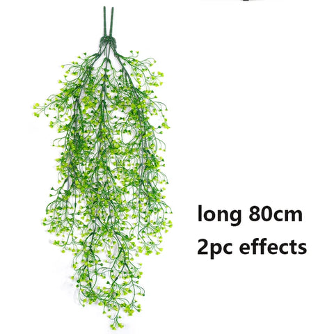 Lifelike Hanging Artificial Plant Garland - Perfect for Home, Garden, and Events