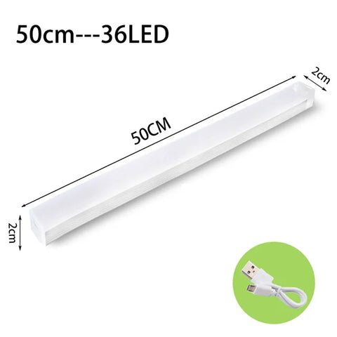LED Motion Sensor Night Light for Kitchen, Bedroom, and Wardrobe Cabinets - Wireless, USB Powered, Indoor Lighting Solution