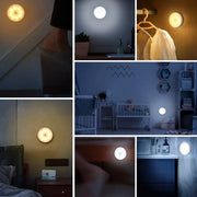 Rechargeable LED Motion Sensor Night Light for Cabinets, Closets, and More